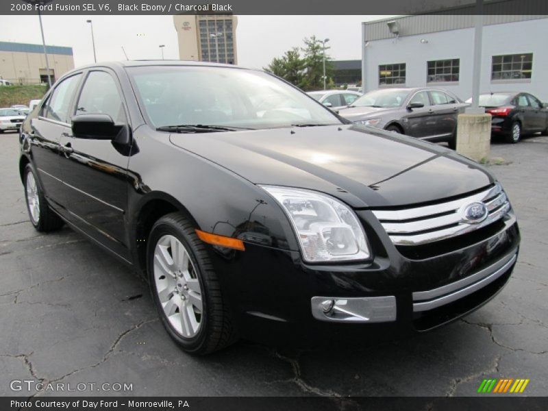 Black Ebony / Charcoal Black 2008 Ford Fusion SEL V6