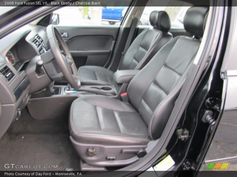 Black Ebony / Charcoal Black 2008 Ford Fusion SEL V6