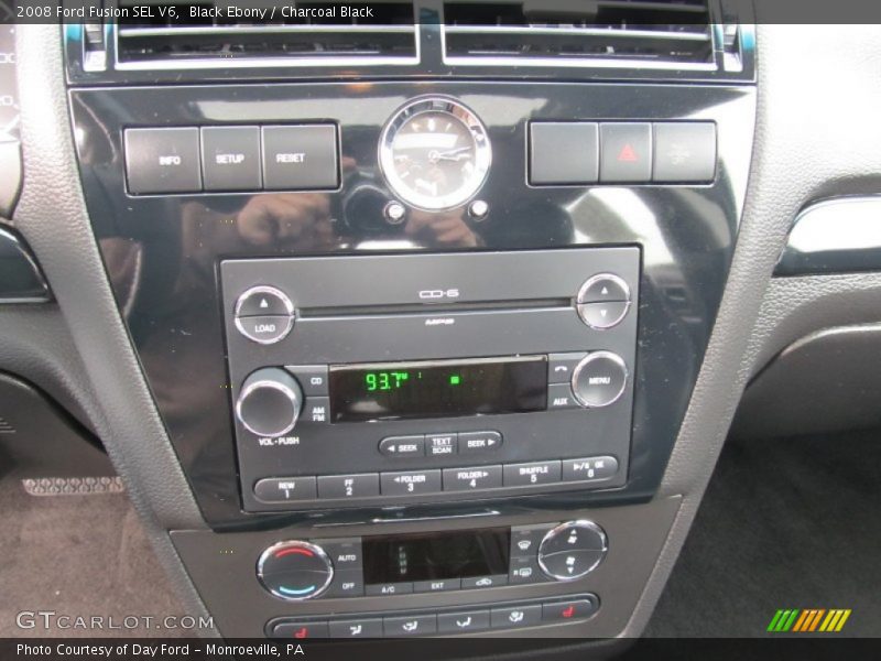 Black Ebony / Charcoal Black 2008 Ford Fusion SEL V6
