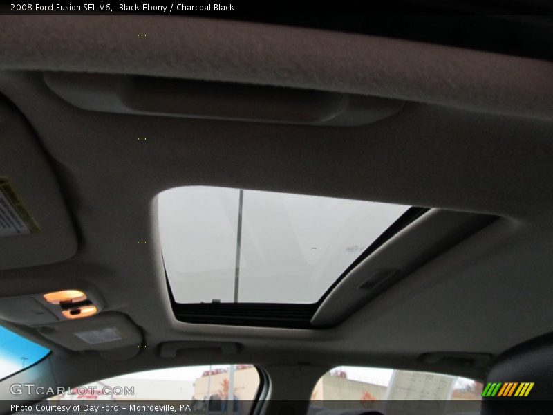 Black Ebony / Charcoal Black 2008 Ford Fusion SEL V6
