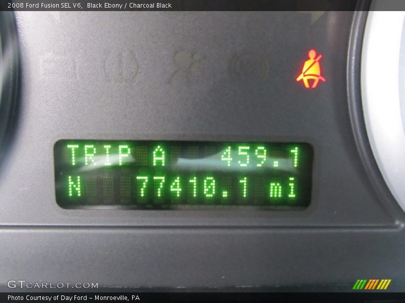 Black Ebony / Charcoal Black 2008 Ford Fusion SEL V6