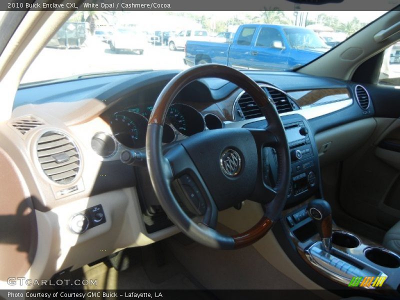 White Opal / Cashmere/Cocoa 2010 Buick Enclave CXL