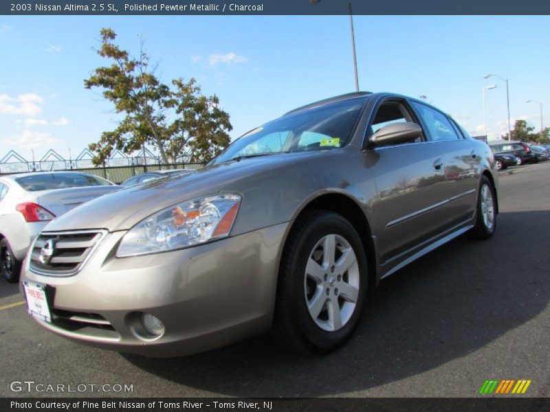 Polished Pewter Metallic / Charcoal 2003 Nissan Altima 2.5 SL