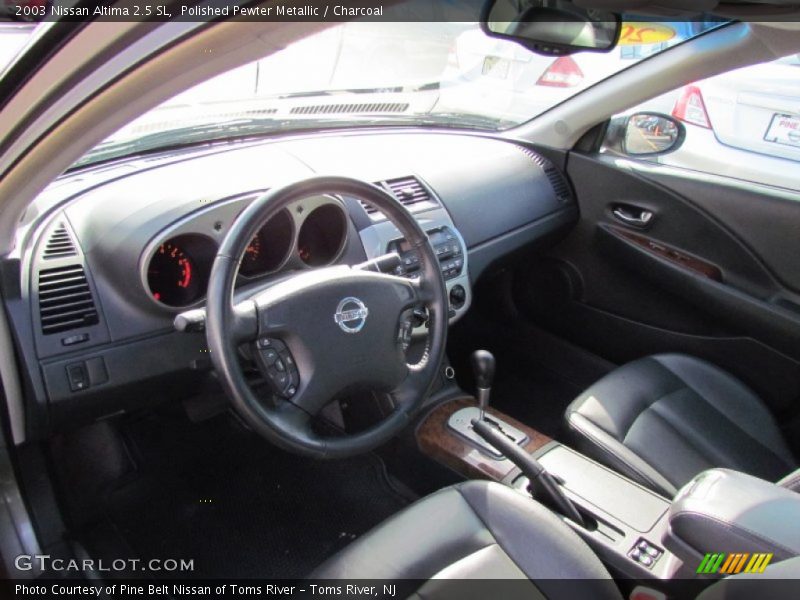 Polished Pewter Metallic / Charcoal 2003 Nissan Altima 2.5 SL