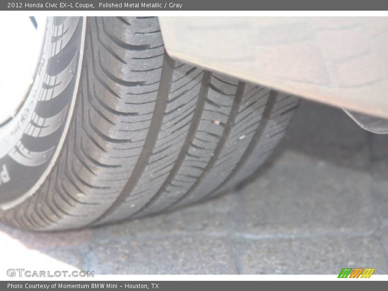 Polished Metal Metallic / Gray 2012 Honda Civic EX-L Coupe