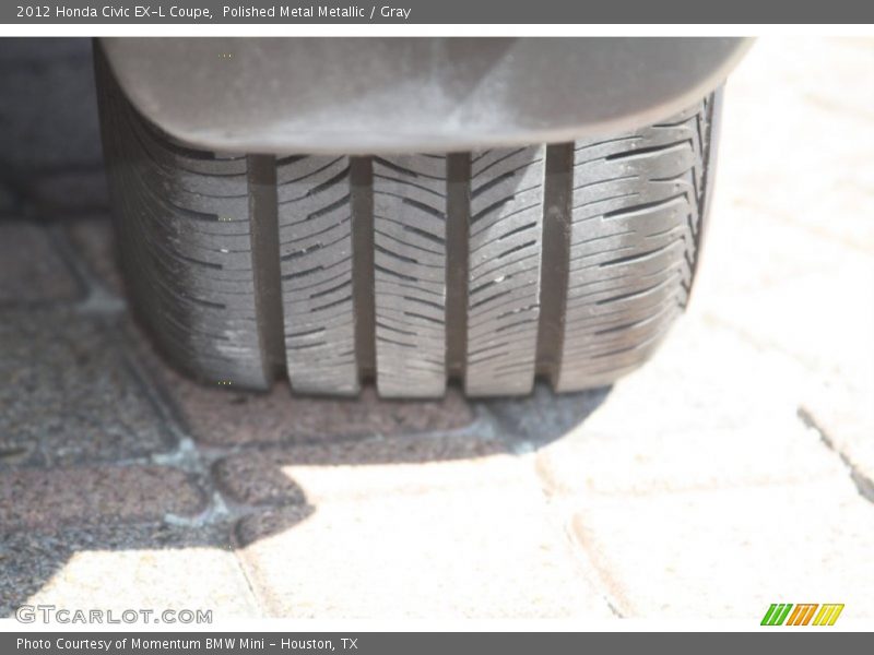 Polished Metal Metallic / Gray 2012 Honda Civic EX-L Coupe