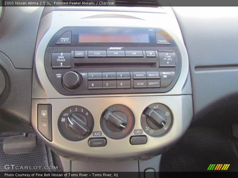 Polished Pewter Metallic / Charcoal 2003 Nissan Altima 2.5 SL