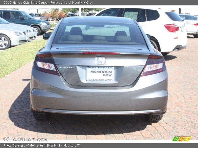 Polished Metal Metallic / Gray 2012 Honda Civic EX-L Coupe