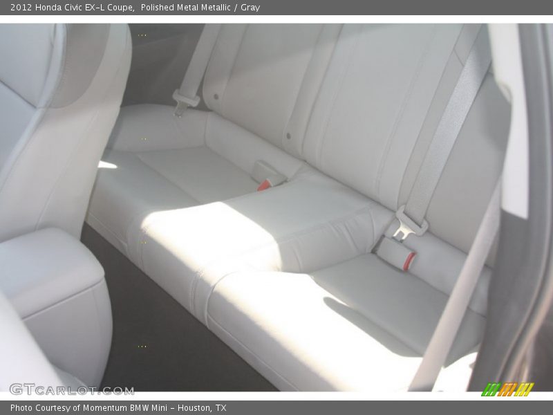  2012 Civic EX-L Coupe Gray Interior