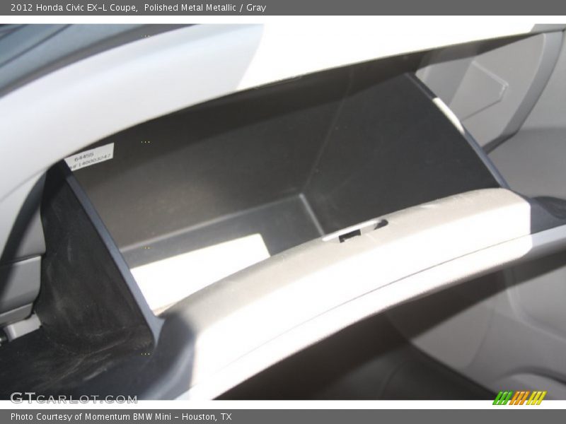 Polished Metal Metallic / Gray 2012 Honda Civic EX-L Coupe