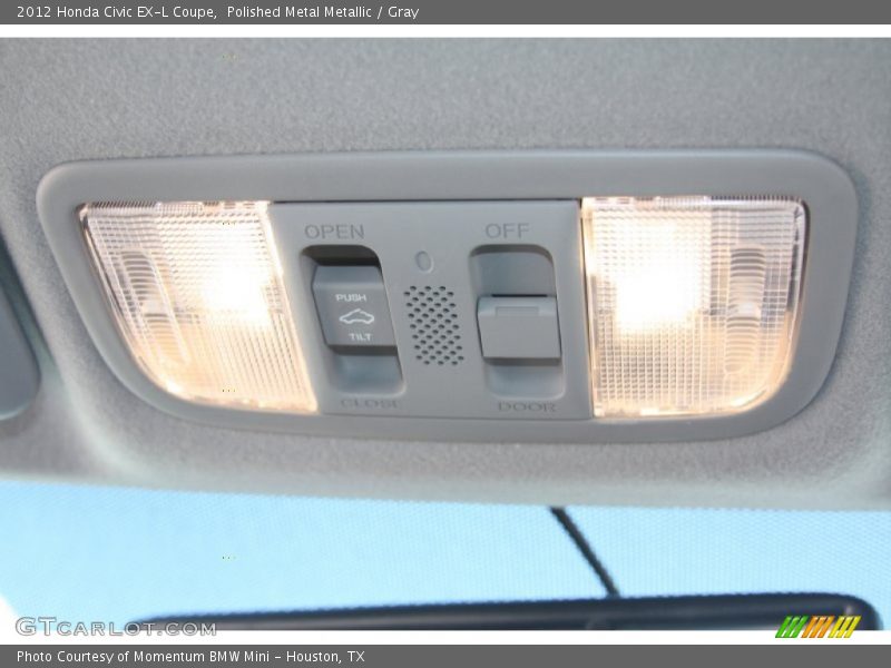 Polished Metal Metallic / Gray 2012 Honda Civic EX-L Coupe