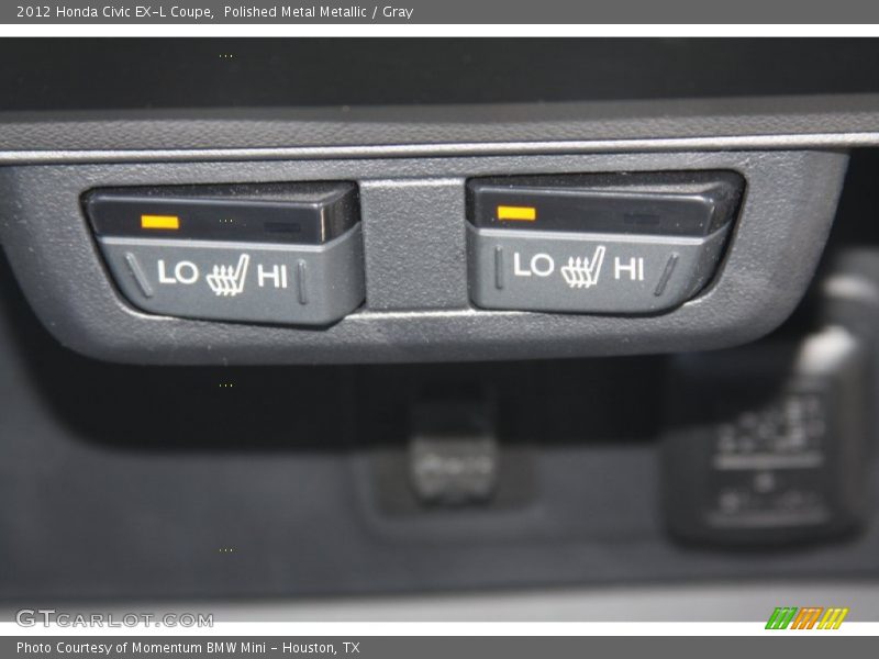 Polished Metal Metallic / Gray 2012 Honda Civic EX-L Coupe