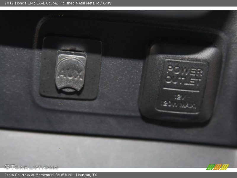 Polished Metal Metallic / Gray 2012 Honda Civic EX-L Coupe