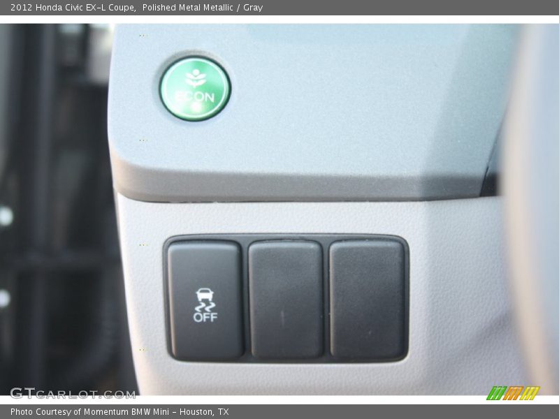 Polished Metal Metallic / Gray 2012 Honda Civic EX-L Coupe