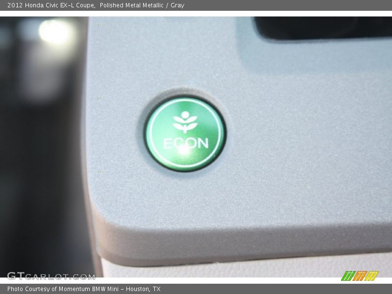 Polished Metal Metallic / Gray 2012 Honda Civic EX-L Coupe