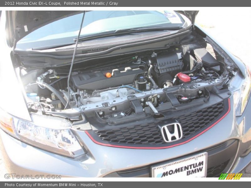 Polished Metal Metallic / Gray 2012 Honda Civic EX-L Coupe