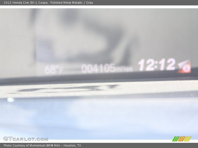 Polished Metal Metallic / Gray 2012 Honda Civic EX-L Coupe