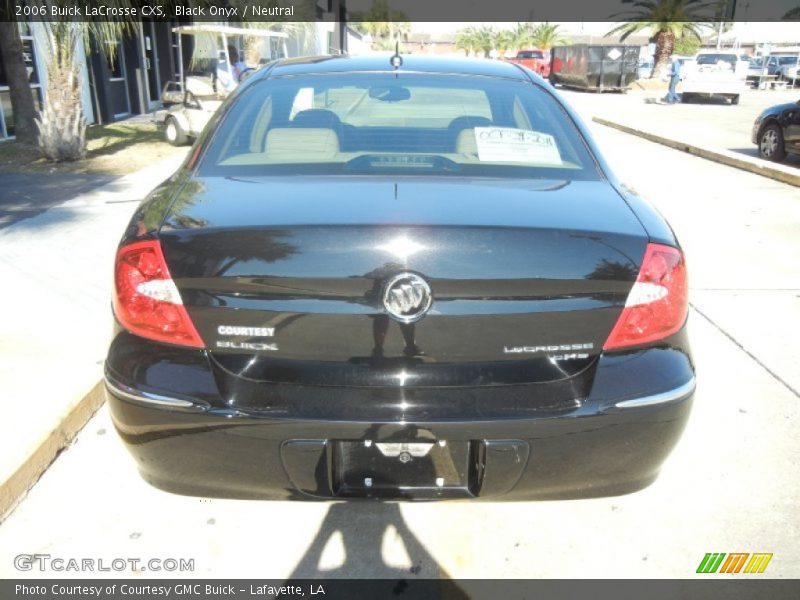 Black Onyx / Neutral 2006 Buick LaCrosse CXS