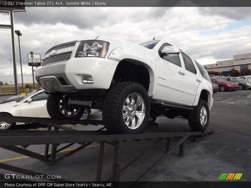 Summit White / Ebony 2012 Chevrolet Tahoe Z71 4x4