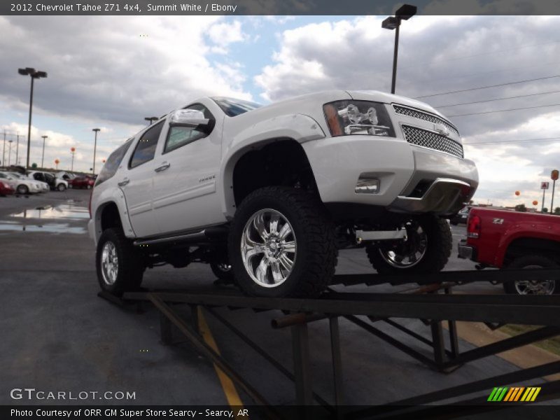 Summit White / Ebony 2012 Chevrolet Tahoe Z71 4x4