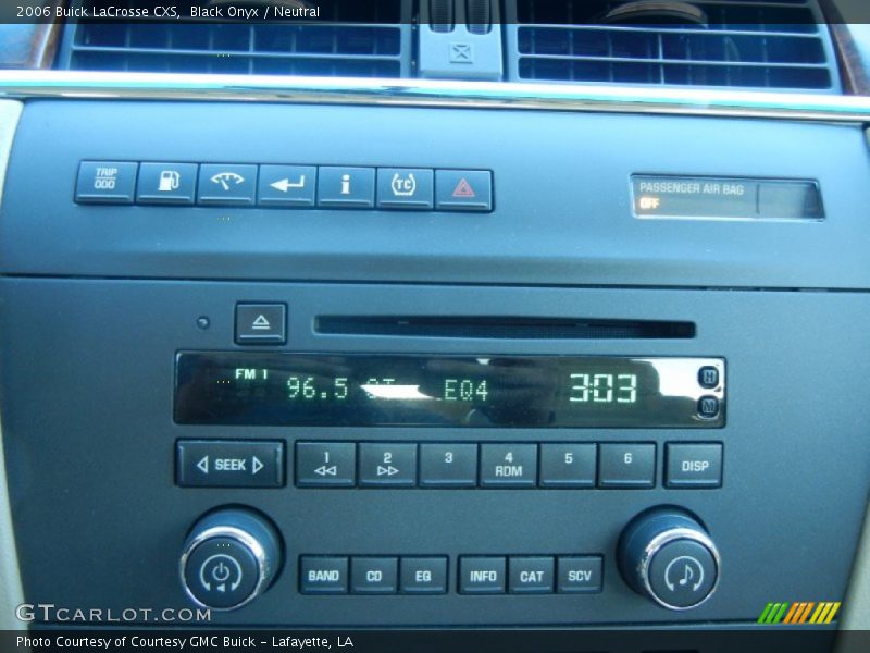 Black Onyx / Neutral 2006 Buick LaCrosse CXS