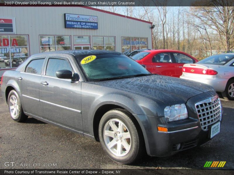 Steel Blue Metallic / Dark Khaki/Light Graystone 2007 Chrysler 300 Touring