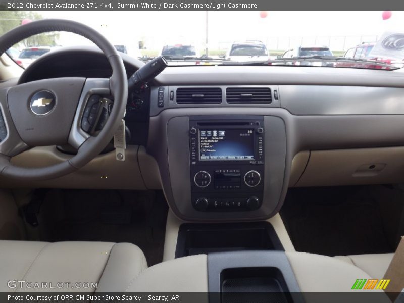 Summit White / Dark Cashmere/Light Cashmere 2012 Chevrolet Avalanche Z71 4x4