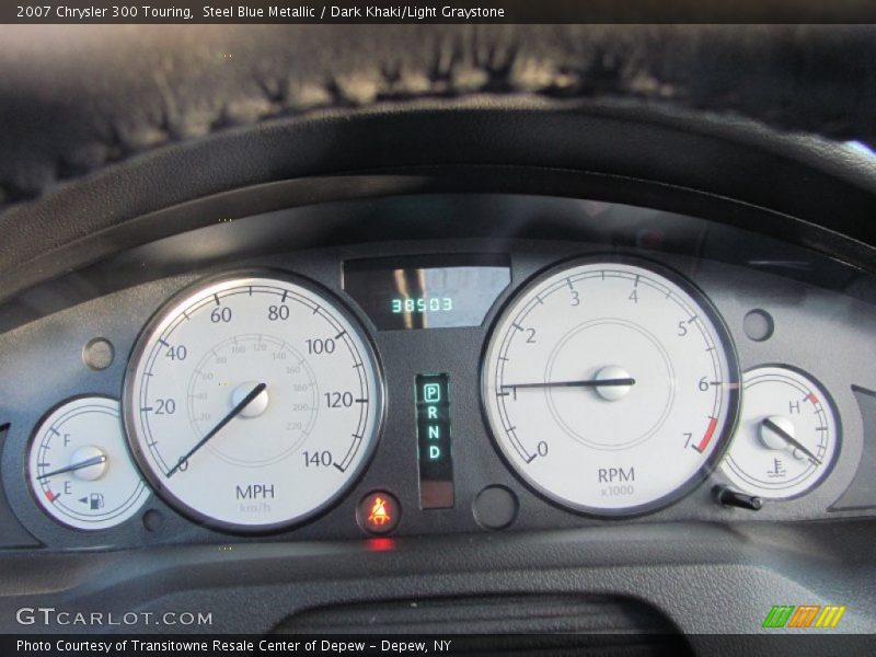 Steel Blue Metallic / Dark Khaki/Light Graystone 2007 Chrysler 300 Touring