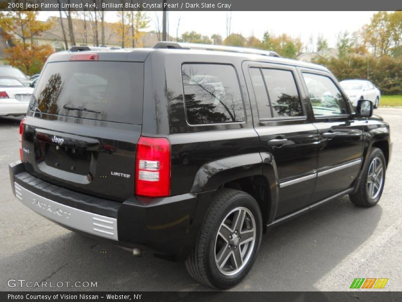Brilliant Black Crystal Pearl / Dark Slate Gray 2008 Jeep Patriot Limited 4x4