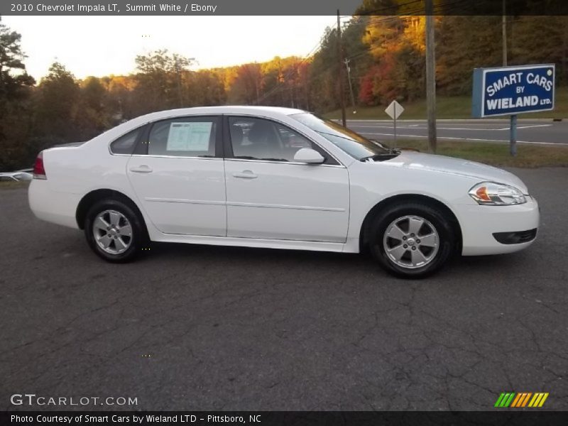 Summit White / Ebony 2010 Chevrolet Impala LT