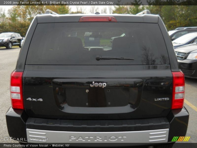 Brilliant Black Crystal Pearl / Dark Slate Gray 2008 Jeep Patriot Limited 4x4