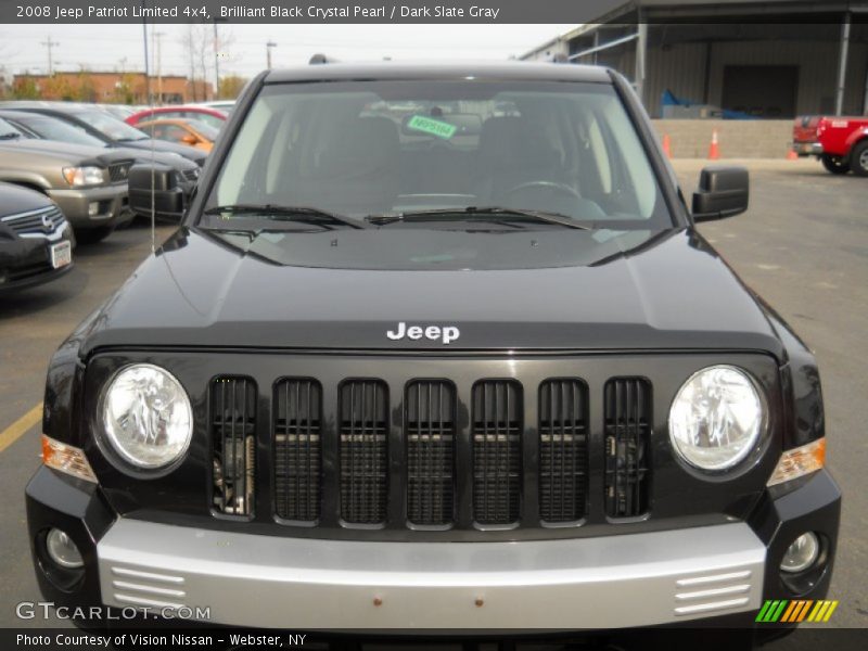 Brilliant Black Crystal Pearl / Dark Slate Gray 2008 Jeep Patriot Limited 4x4