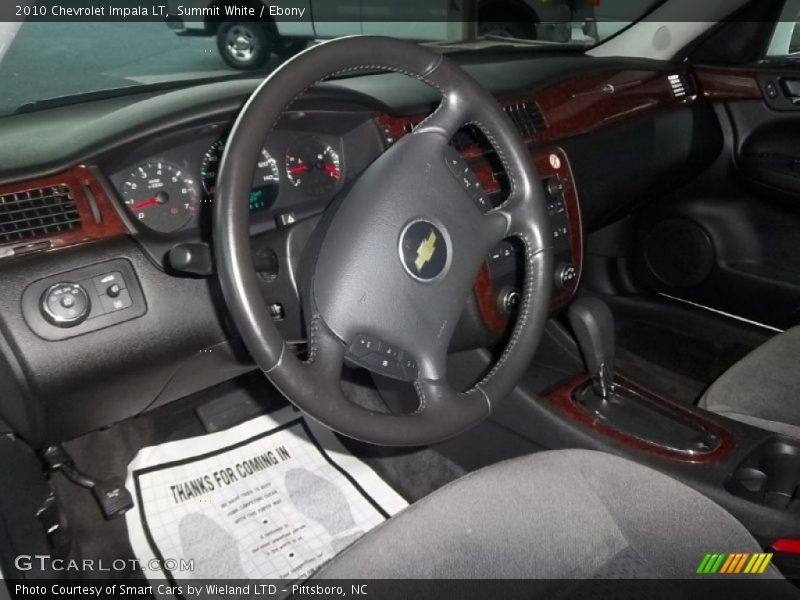 Summit White / Ebony 2010 Chevrolet Impala LT