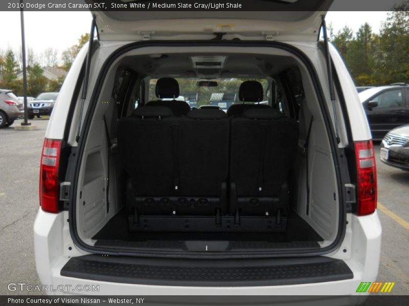 Stone White / Medium Slate Gray/Light Shale 2010 Dodge Grand Caravan SXT
