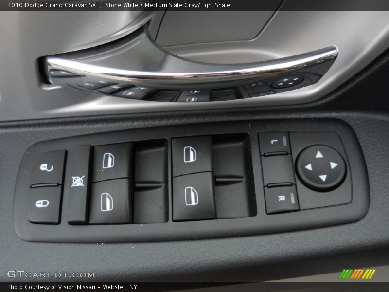 Stone White / Medium Slate Gray/Light Shale 2010 Dodge Grand Caravan SXT