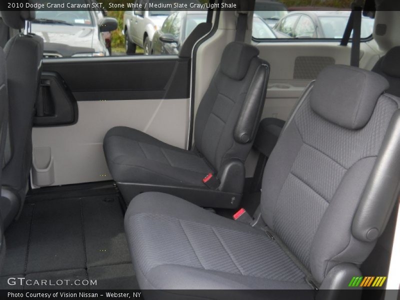 Stone White / Medium Slate Gray/Light Shale 2010 Dodge Grand Caravan SXT