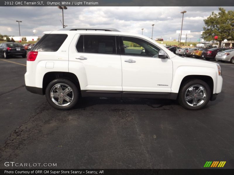 Olympic White / Light Titanium 2012 GMC Terrain SLT