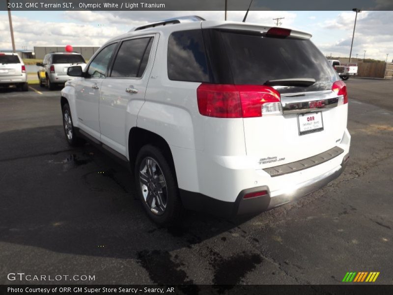 Olympic White / Light Titanium 2012 GMC Terrain SLT