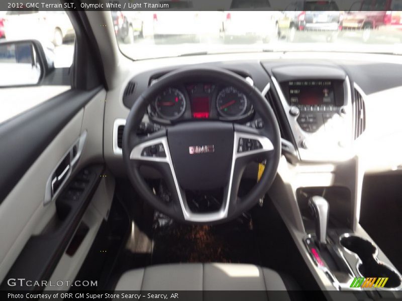 Olympic White / Light Titanium 2012 GMC Terrain SLT
