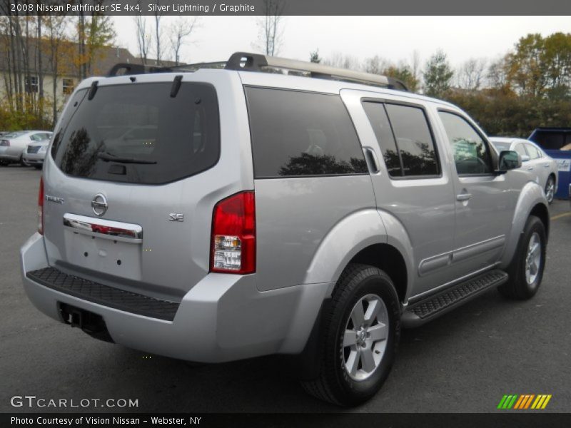 Silver Lightning / Graphite 2008 Nissan Pathfinder SE 4x4