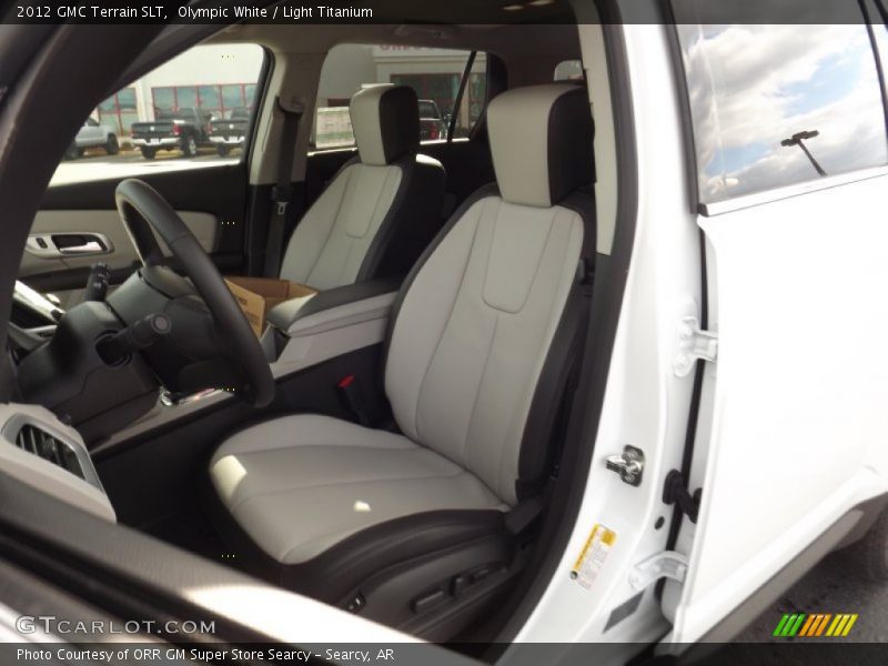 Olympic White / Light Titanium 2012 GMC Terrain SLT