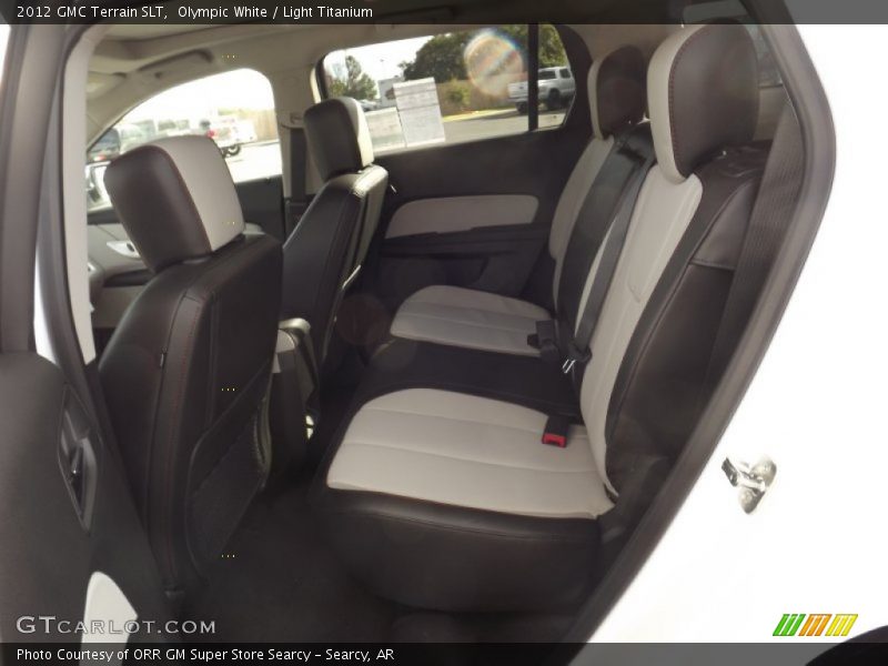 Olympic White / Light Titanium 2012 GMC Terrain SLT