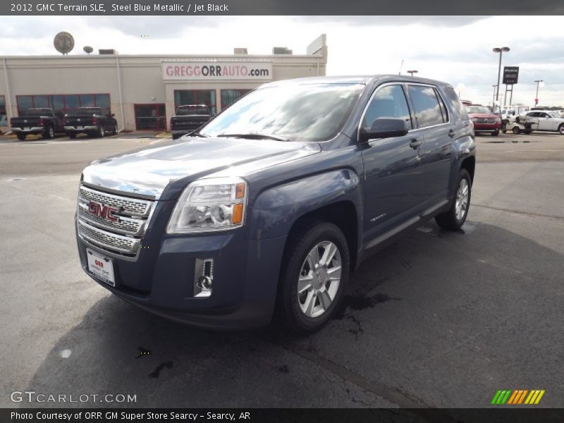 Steel Blue Metallic / Jet Black 2012 GMC Terrain SLE