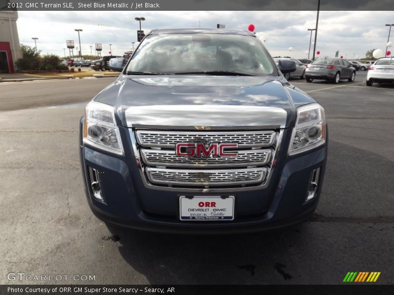 Steel Blue Metallic / Jet Black 2012 GMC Terrain SLE