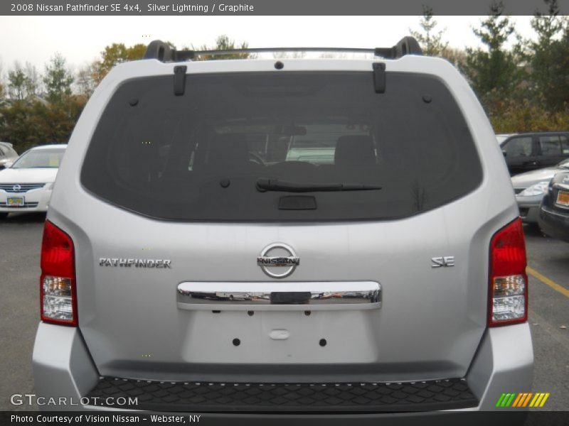 Silver Lightning / Graphite 2008 Nissan Pathfinder SE 4x4