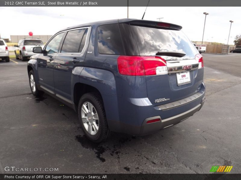 Steel Blue Metallic / Jet Black 2012 GMC Terrain SLE