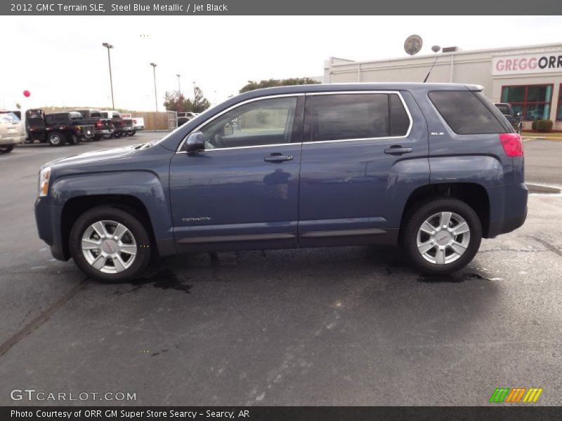 Steel Blue Metallic / Jet Black 2012 GMC Terrain SLE