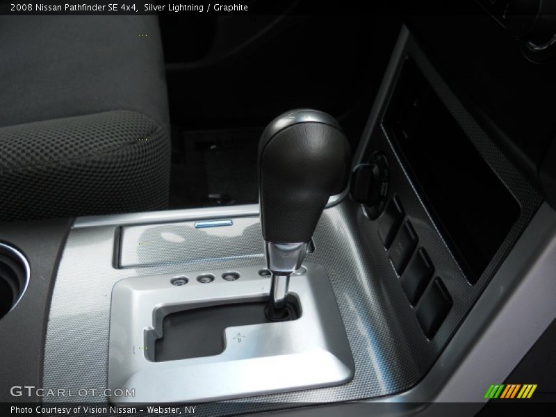 Silver Lightning / Graphite 2008 Nissan Pathfinder SE 4x4