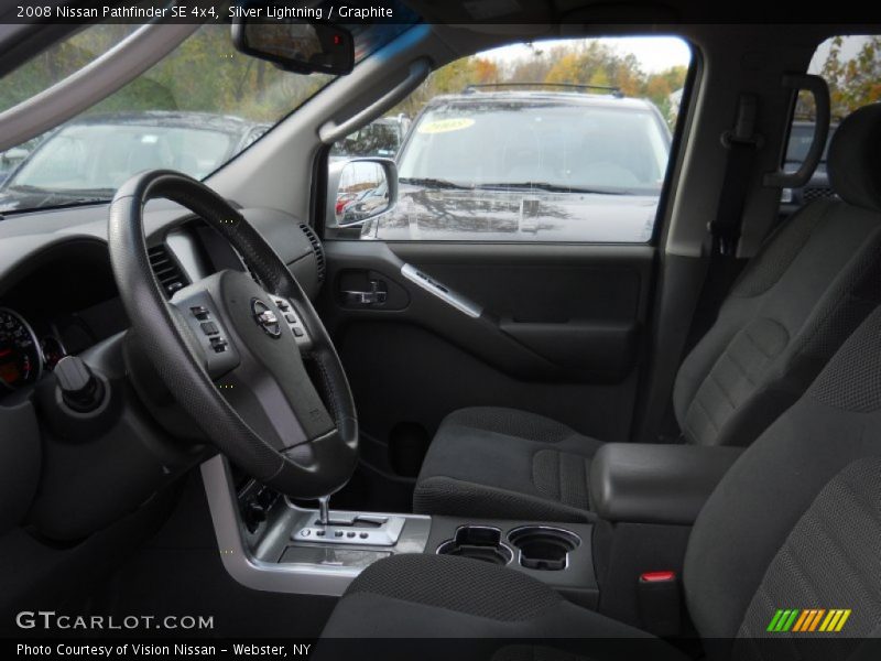 Silver Lightning / Graphite 2008 Nissan Pathfinder SE 4x4