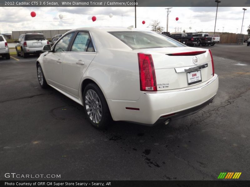 White Diamond Tricoat / Cashmere/Cocoa 2012 Cadillac CTS 3.6 Sedan